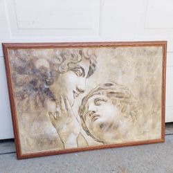 Canvas Painting In Excellent Condition 