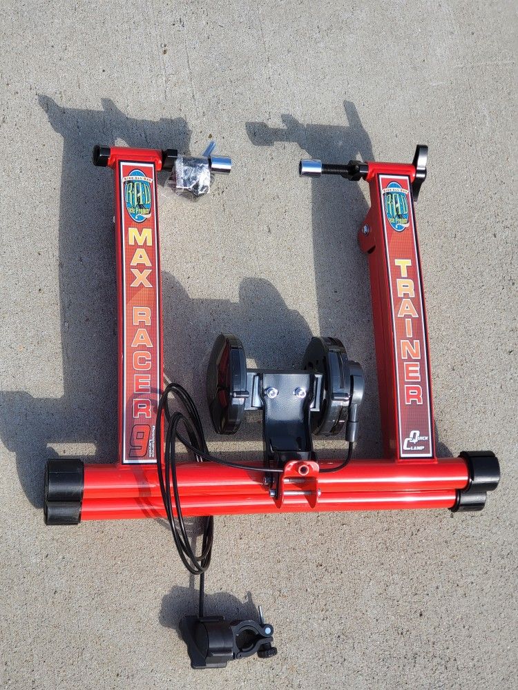 RAD Cycle Products Max Racer 9 Bike Trainer, Resistance Levels, Quick Clamp