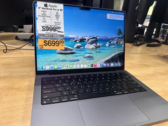 SPRING CLEANING MAC SALE!!! 14" MacBook Pro Retina M1 Pro 8-Core CPU, 14-Core GPU, 16GB Ram, 512GB SSD 2021