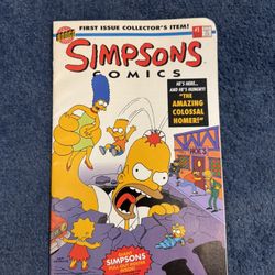 Simpsons Comics #1 Collector’s Edition – Dual Cover + Poster – 1993