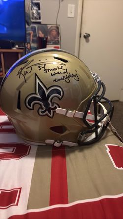 New Orleans Saints Ricky Williams signed rep helmet