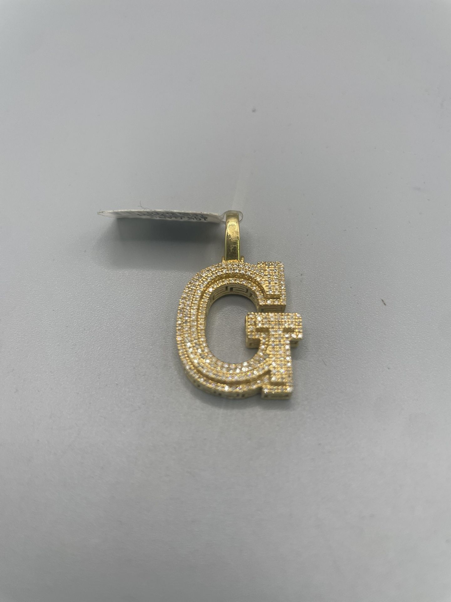 10kt Gold Diamond Initial Charms