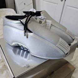 Adidas Crazy METALLIC Silver Onix  Size 10.5