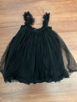 Black tulle dress 3/4t