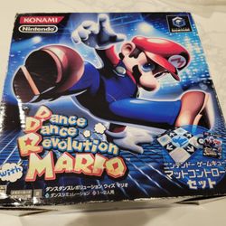 Dance Dance Revolution Mario GameCube Mat Pad Controller Nintendo (No Game)