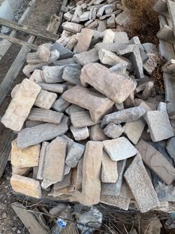 1.5 pallets of custom cultured stone