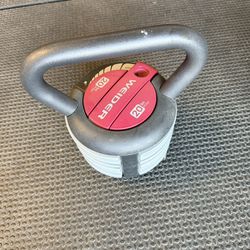 Adjustable Weider Kettle Bells 