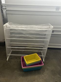 Toddler Girls Organization Rack