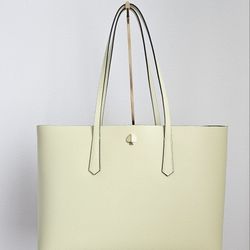 Light Neon Green Kate Spade Purse with Clutch - Never Used