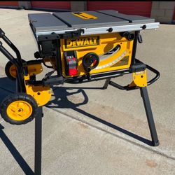 DeWALT 10” TABLE SAW with ROLLING STAND 