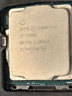 Intel CPU I7 7700K