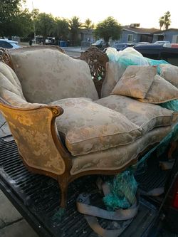 Antique/ vintage couch and chair