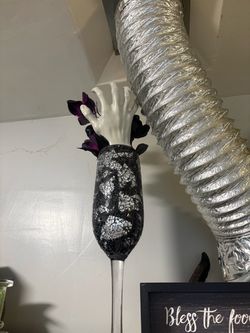 Glass cup decor