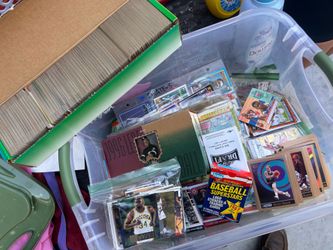 Large Vintage Sports Card Lot – Baseball, Basketball & Football – 1980s to 1990s