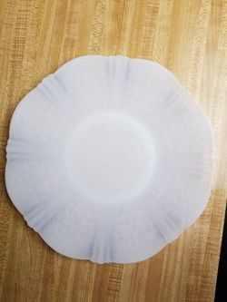 Macbeth Evans American Sweetheart Monax 11 3/4" Opalescent Serving Plate