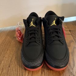 New Jordan 3 J Balvin Rio: Size 8M