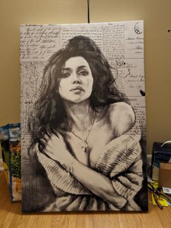 Woman Print Painting