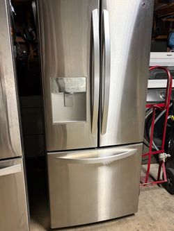 Fridge LG stainless steel works by good no we deliver