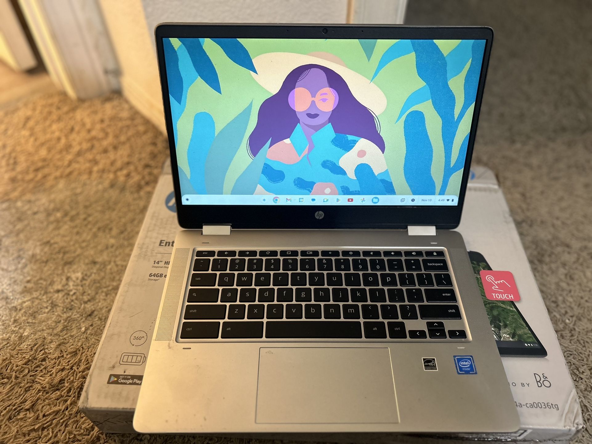 HP Chromebook X360 14inch