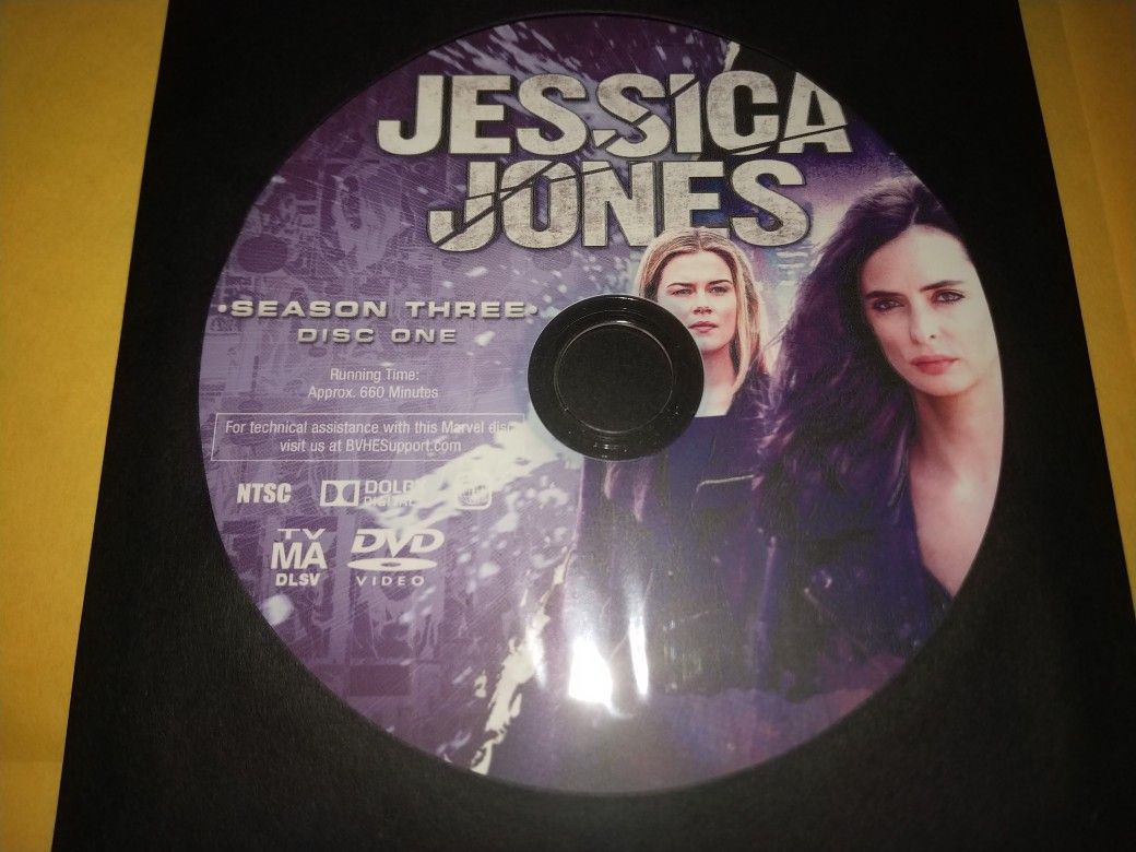 Jessica Jones Complete Third Season DVD!