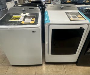 Samsung  Top Load Washer and Gas Dryer Set