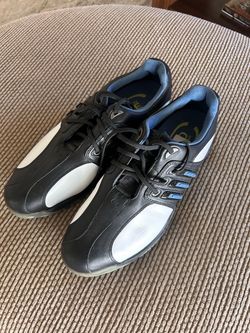 Black and White Golf Shoes