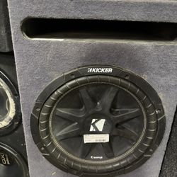 Kicker 12” Comp Car Audio Subwoofer Speaker In Blue Box