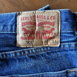 Levi’s 501 36x34 Lightly Used 