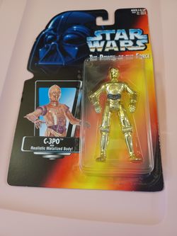 Star Wars Power of the Force C3PO 1995, New in box