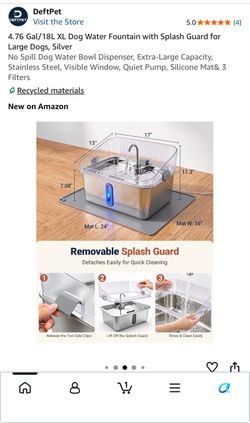 New extra large dog fountain