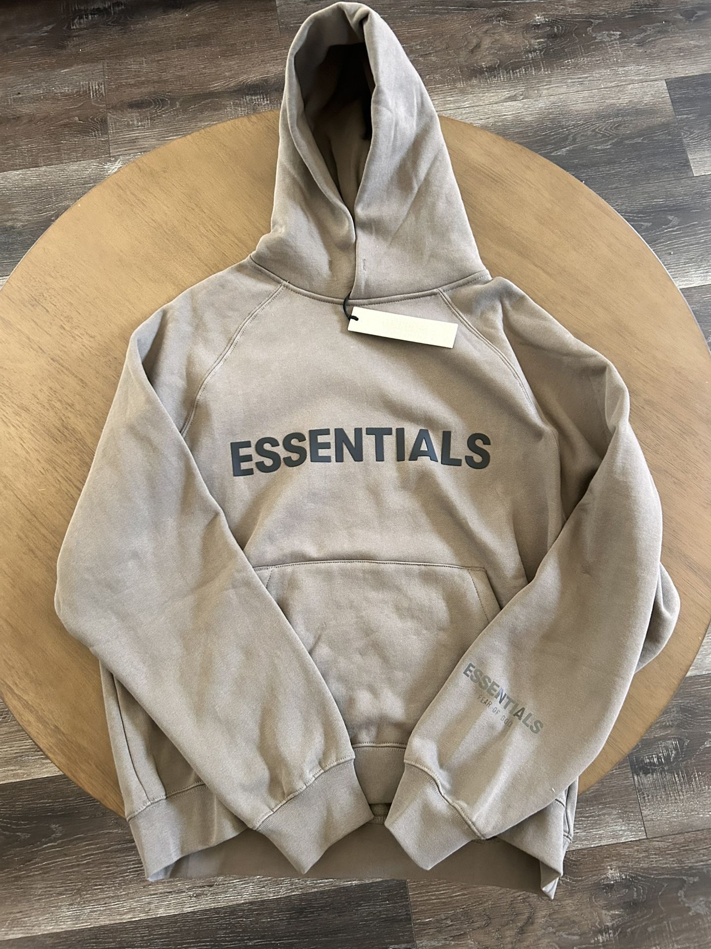 Mocha Brown Essentials Hoodie Medium