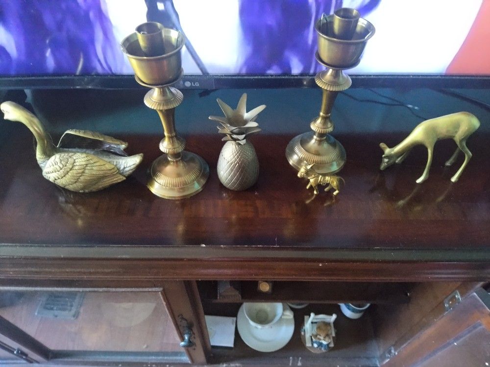 Vintage Antique Brass Pieces