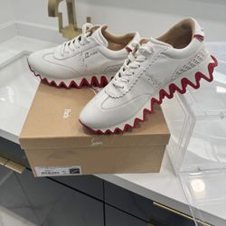 Christian Louboutin Loubishark Donna Red Sole Runner