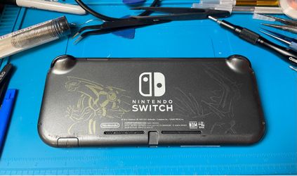 Nintendo Switch Lite Dialga Palkia Pokemon Special Edition w/mod chip