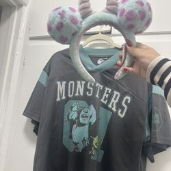 Disney Pixar Monsters Jersey And Sully Ears 