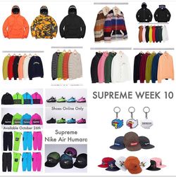 Supreme Nike Track Jacket & Sweatpant / Week 10 Items