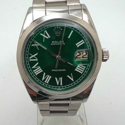 Rolex oysterdate precision green dial