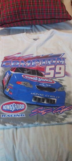 NASCAR vintage Tee--#59 Cup Series Race Car & DRIVER, Stacy Compton!