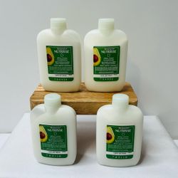 Set Of 4 Garnier NUTRISSE After Color Travel Hair Conditioner 1.35 oz New Unused