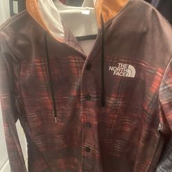 North face jacket/shirt button up