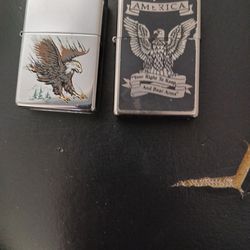 Two Zippo Lighters