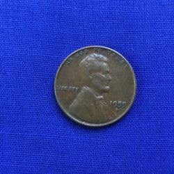 1955-D Lincoln Wheat Penny  ERROR 