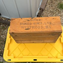 Wine Wooden Box First $10