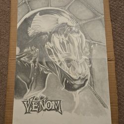 Venom Pen And Pencil Artwork Done By Convict