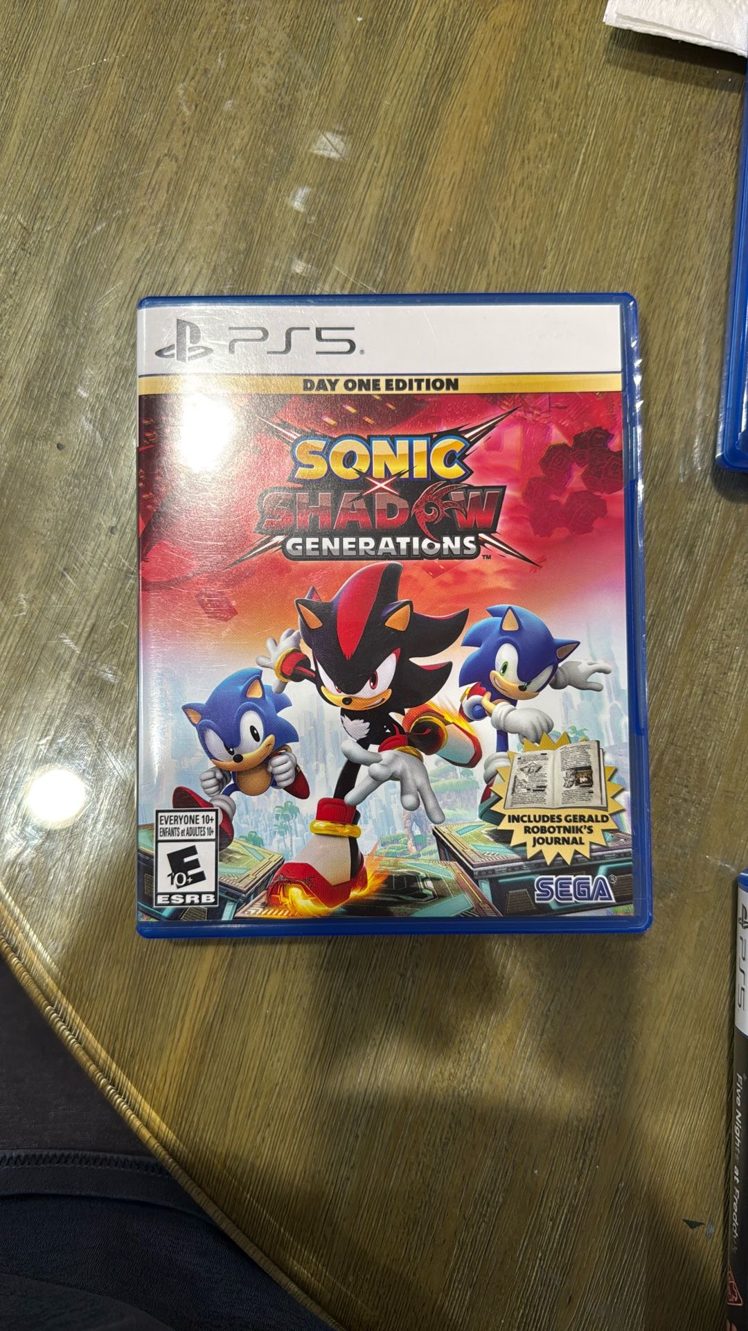 Sonic Shadow Generations For Ps5