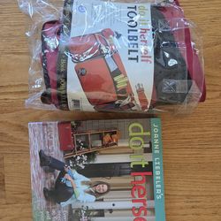 Do it Herself Book and toolbelt
