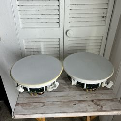 Pair Of Wall Speakers 