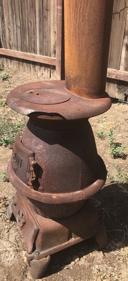 Sun 50 Antique Pot Belly Stove Wood Burning Stove for Sale in Ontario, CA -  OfferUp