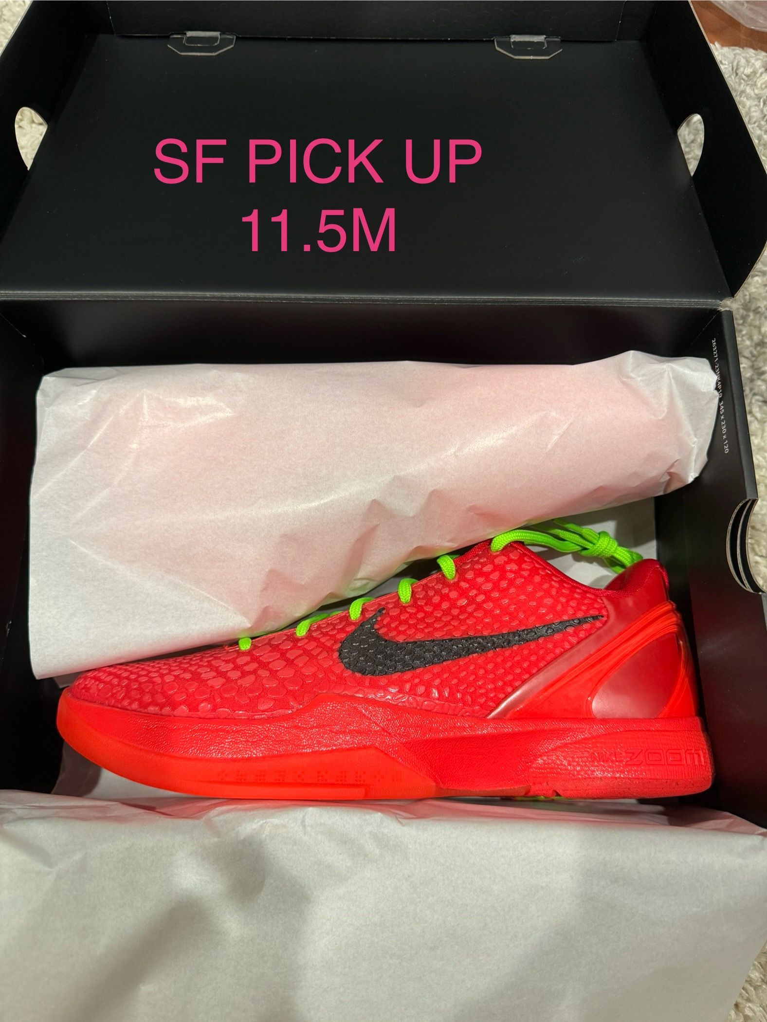 Kobe 6 Reverse Grinch 