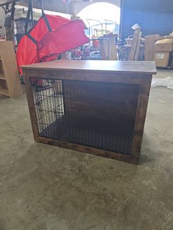 Dog  Crate- wooden dog Crate,  pet gage,  for medium and large dogs,, furniture style- 38 Inch by 25 Inch